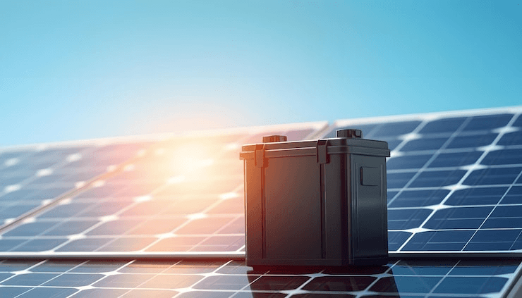 solar battery installation